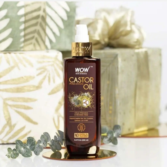 Lot 12 Pcs WOW Skin Science 100% Pure Castor oil- Cold Pressed for Stronger Hair - Picture 2 of 6